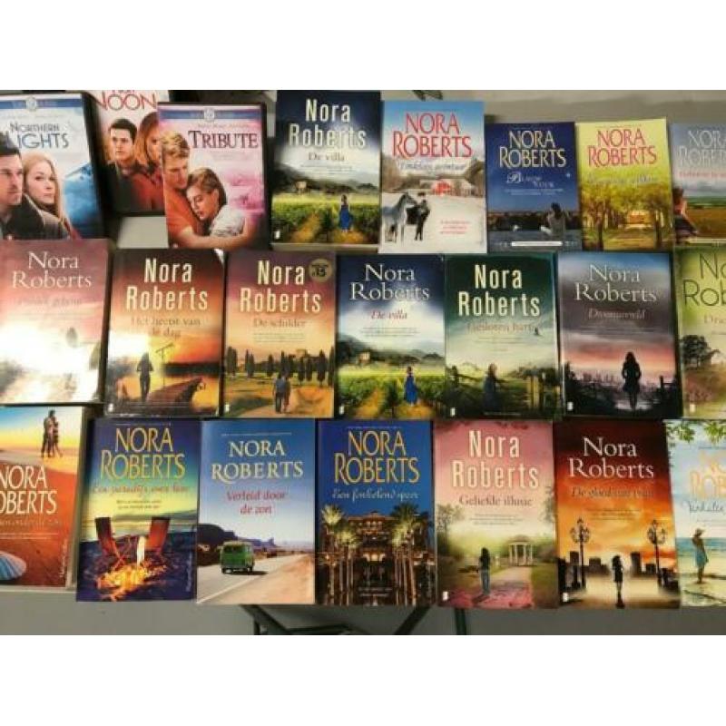 T.K. nog enkele boeken en pockets van Nora Roberts + 3 dvd's