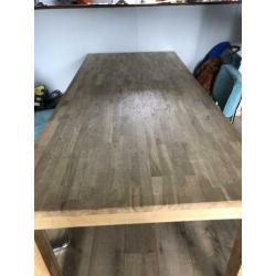 Eettafel eikenhout