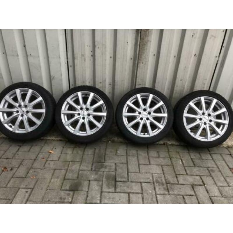 16” 5x100 vw polo velgen+ banden! Polo, skoda, seat