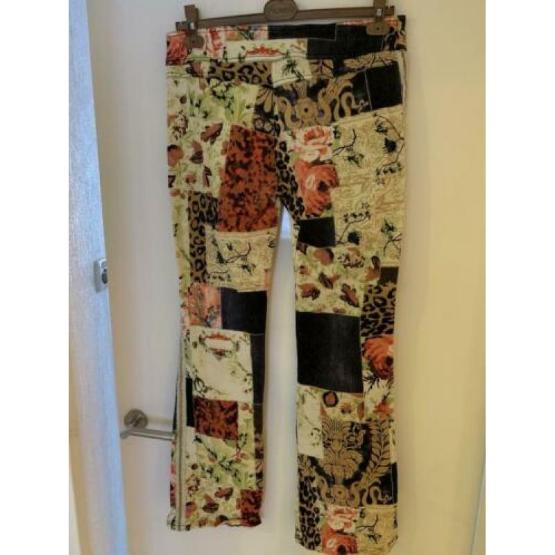 Mooie broek patchwork 40 L zgan