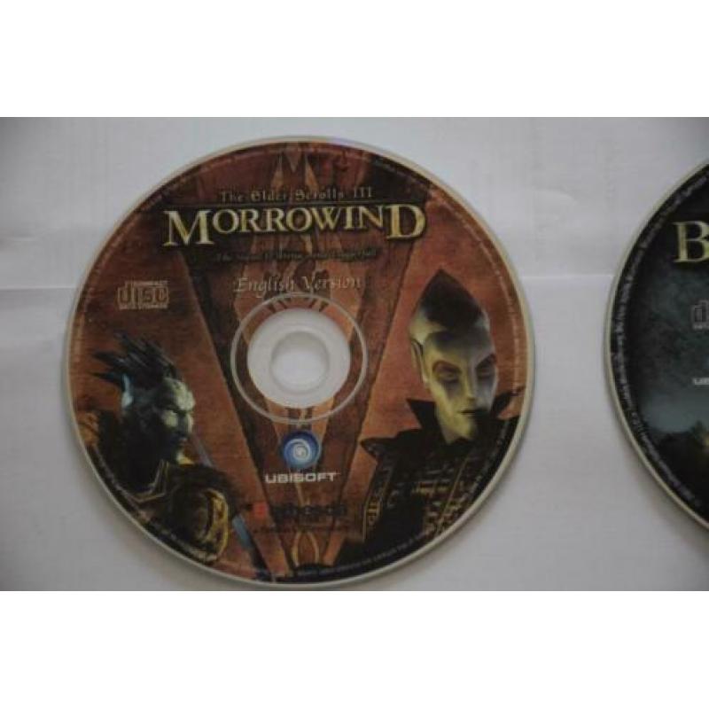 PC cd-rom Morrowind Game of the jear edition Bethesda 3 pack