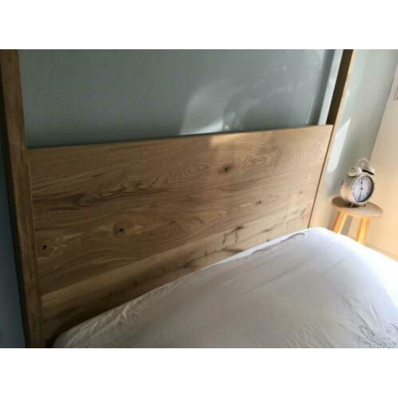 Eikenhouten hemelbed, hemel bed op maat massief hout!