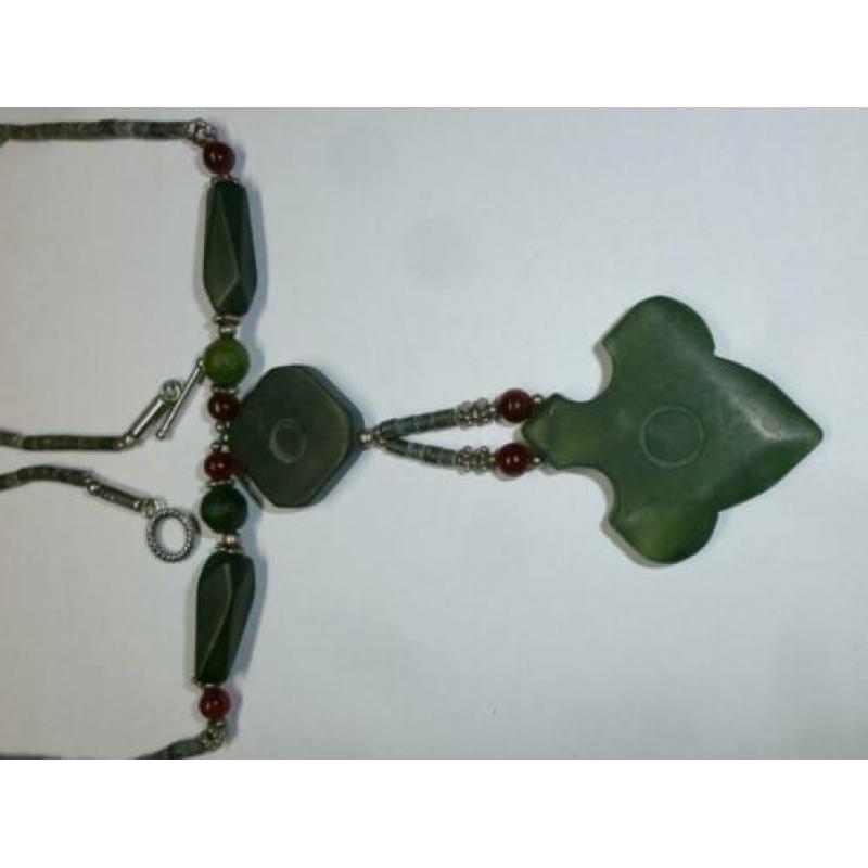 Ca 1970 Jade Ketting zeldzaam