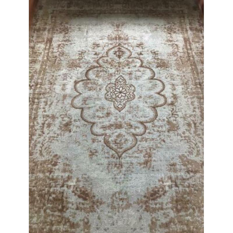 Vloerkleed Mystic 160x230 van Kwantum turquoise/Bruin