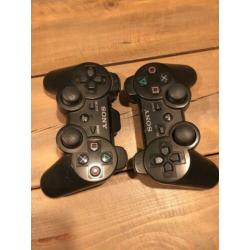 2X draadloos PS3 controller + 3 spellen