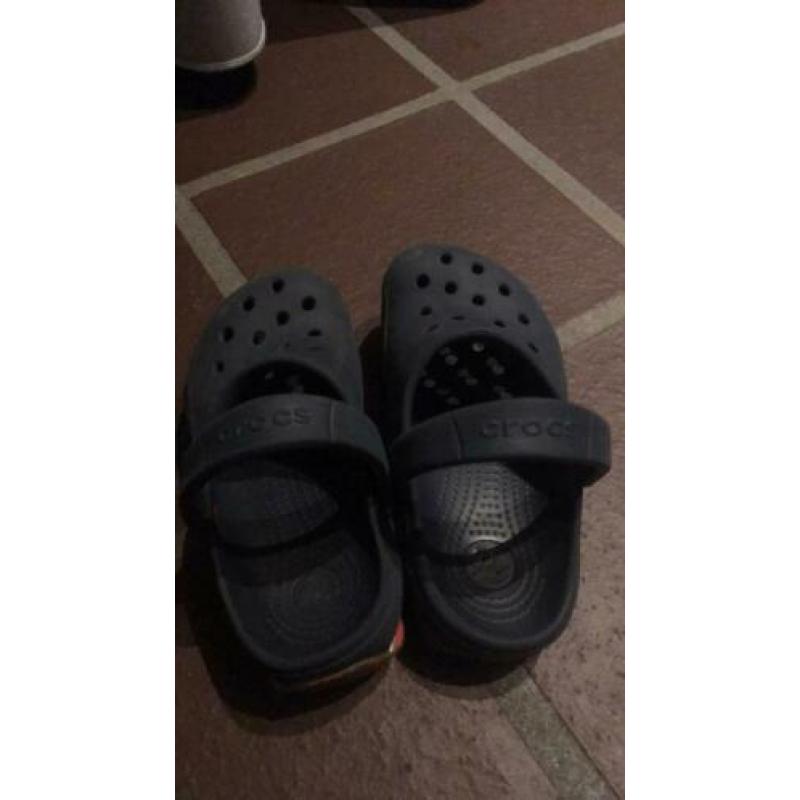 Crocs maat 10/11 donkerblauw