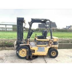 Daewoo 2,5 tonner diesel heftruck triplex freelift sideshift