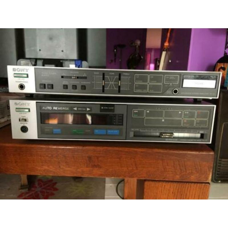 Sony stereo TA-V5 en TC-V7