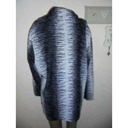 mooi warm zwart wit vest xl