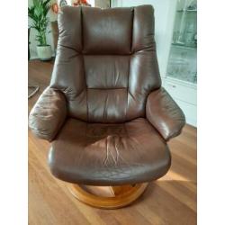 Leren draaifauteuil