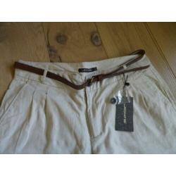 SUPERSALE !! JACKY'S maat 42, NIEUWE linnen chino broek.