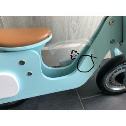 Super leuke Houten loopfiets scooter mint