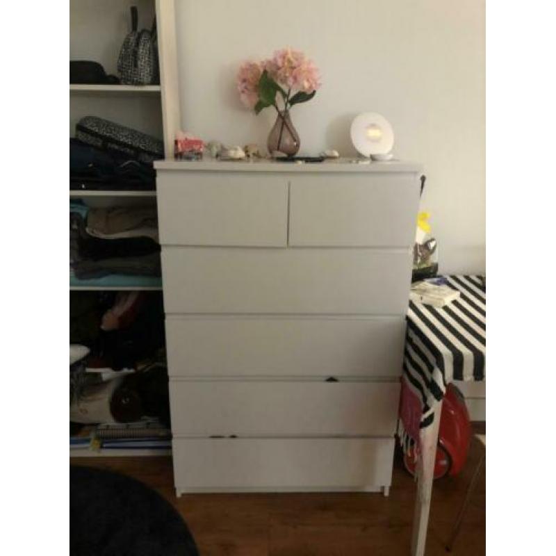 Ikea Malm kast 6 lades