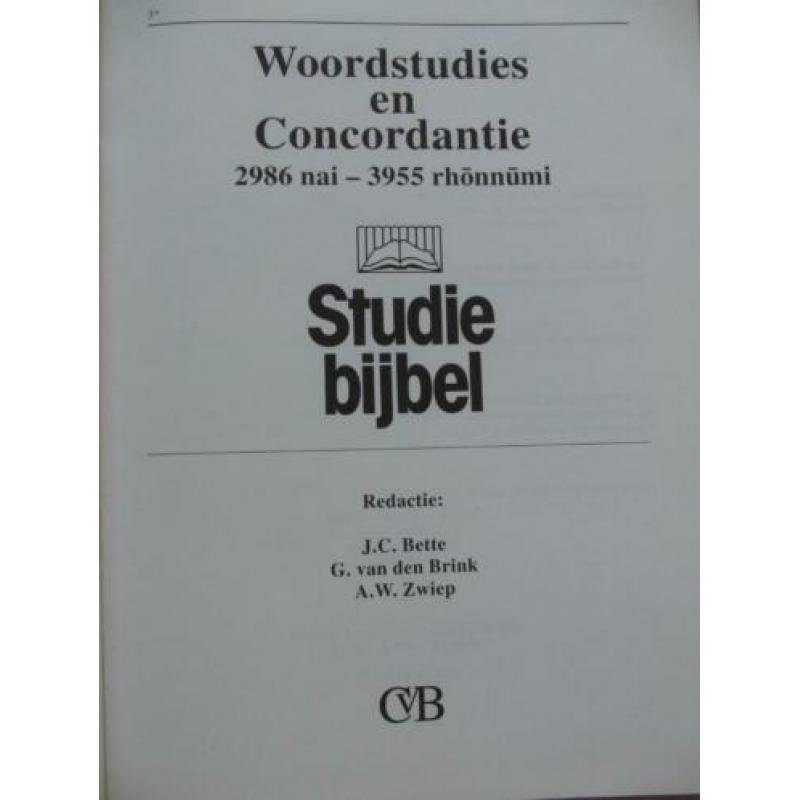 Studiebijbel - Woordstudies en Concordantie 2986 nai - 3955