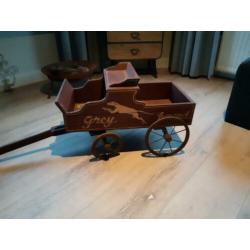 Vintage Jaren '20 Hamilton Grey Hound bolderkar radio flyer