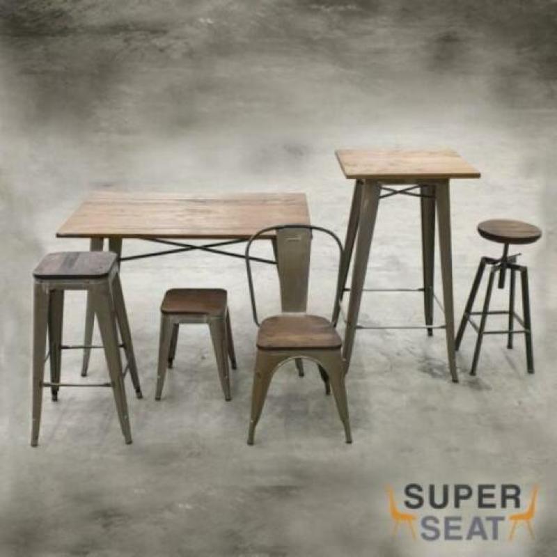 Tweedehand horeca design stoelen, restaurant cafe stoel 166