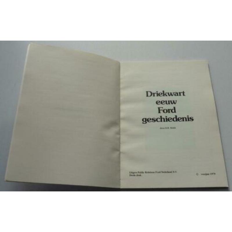 Driekwart eeuw ford geschiedenis