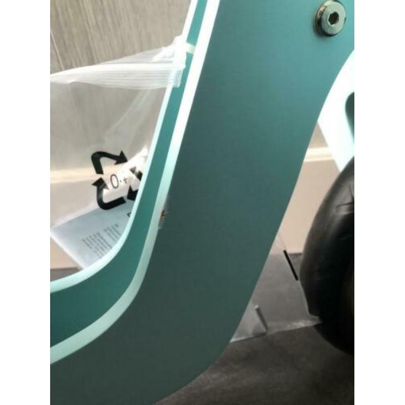 Super leuke Houten loopfiets scooter mint