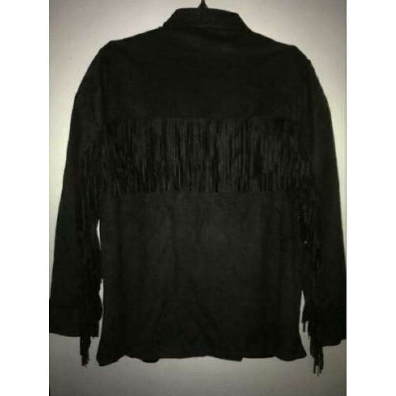 Zara franje fringe blouse maat L