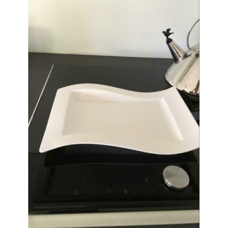 6 nieuwe Villeroy & Boch New Wave borden 33 x 22 cm