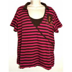 Miss Etam gestreepte zomer top maat 48 (XL)