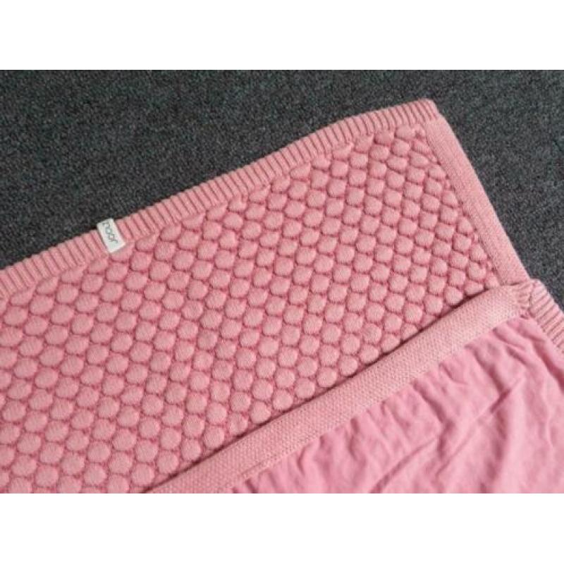 Joolz Essentials deken Honeycomb roze