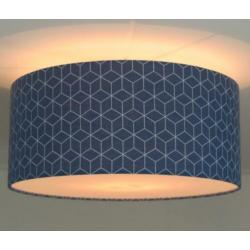 Plafondlamp Geometrisch patroon blauw kinderkamer babykamer