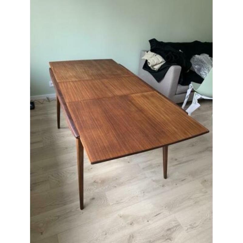 Louis van Teeffelen Webe uitschuifbare eettafel vintage