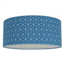 Plafondlamp Geometrisch patroon blauw kinderkamer babykamer