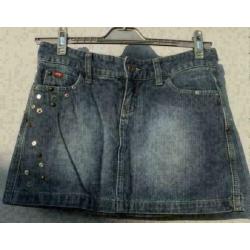 Xx jeans sportieve spijkerrok met studs mt M