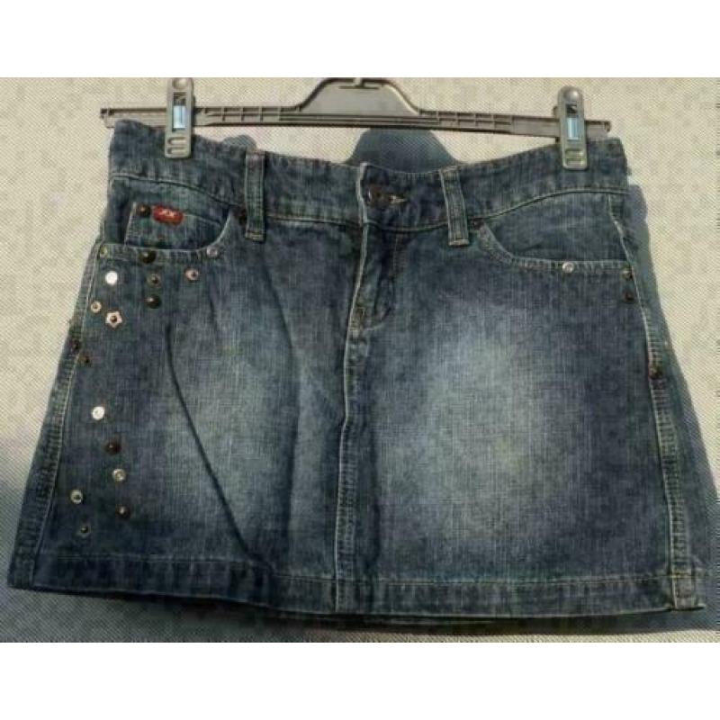 Xx jeans sportieve spijkerrok met studs mt M