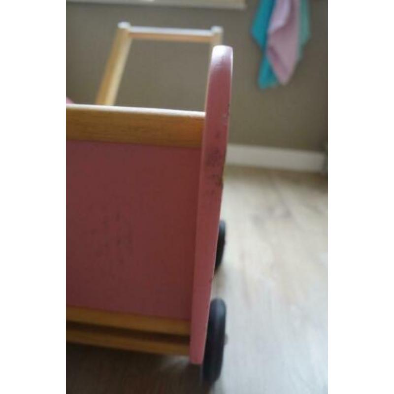 Houten poppenwagen Im toy