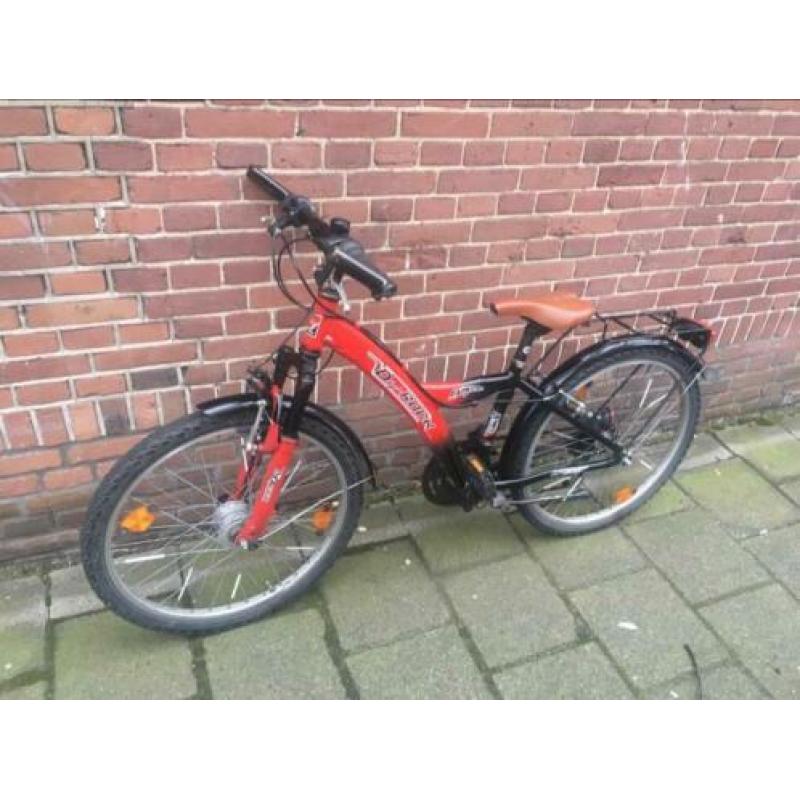 Jongensfiets D4 rock 24 inch banden 21 versnelling