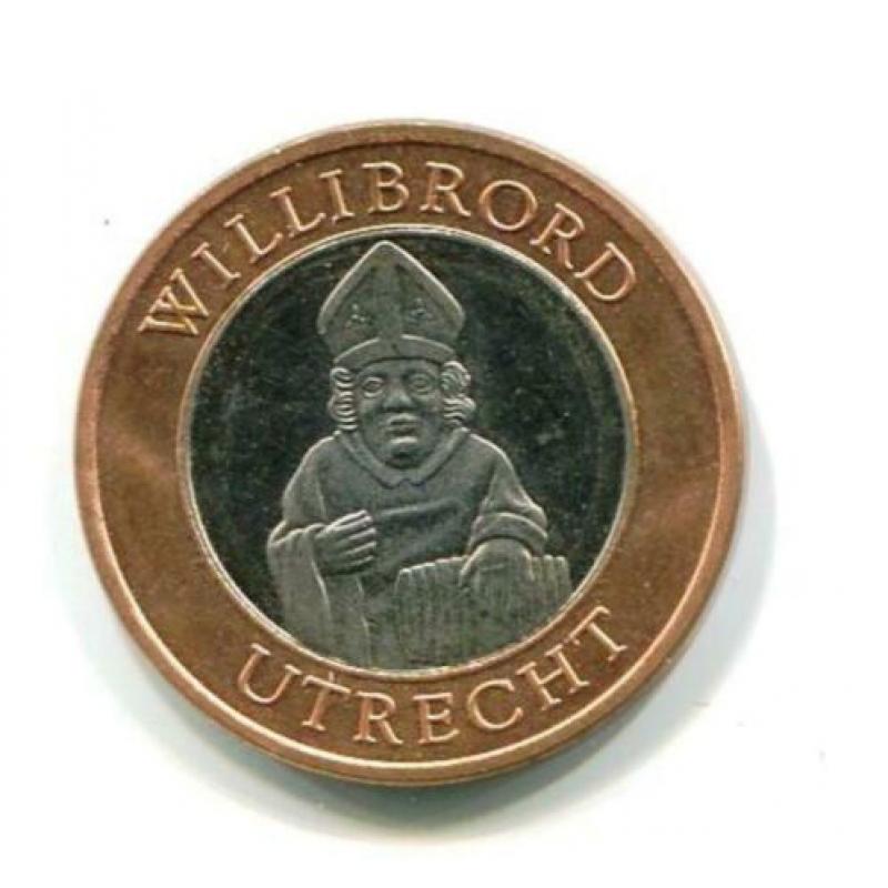 4 x Willibrord munten (1995)