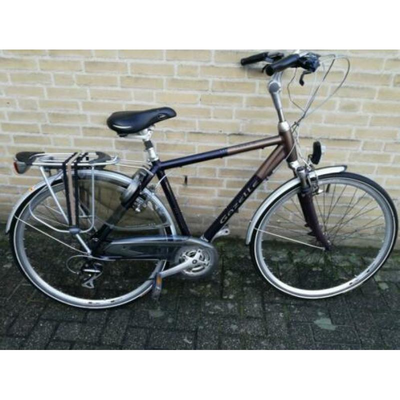 Prachtige lage jongens/herenfiets gazelle goldline  49cm !