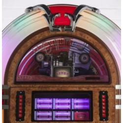 Jukebox 45 toeren Singles ALS NIEUW - LED pakket, Bluetooth