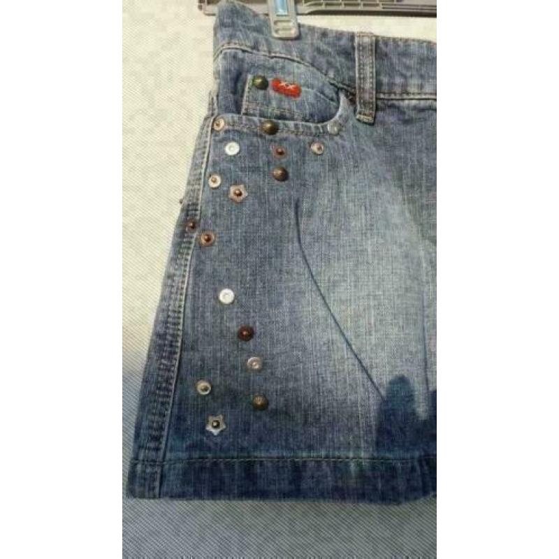 Xx jeans sportieve spijkerrok met studs mt M