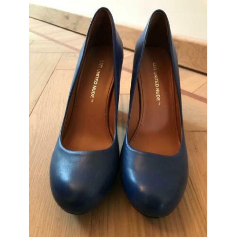 United Nude Pumps - blauw met roze maat 39