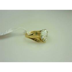 Ring goud met edelstenen / Z6187