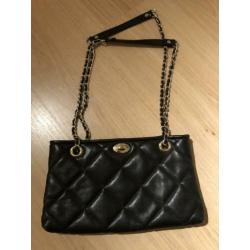 DKNY Donna Karan Tas leer quilted woc bag zara furla