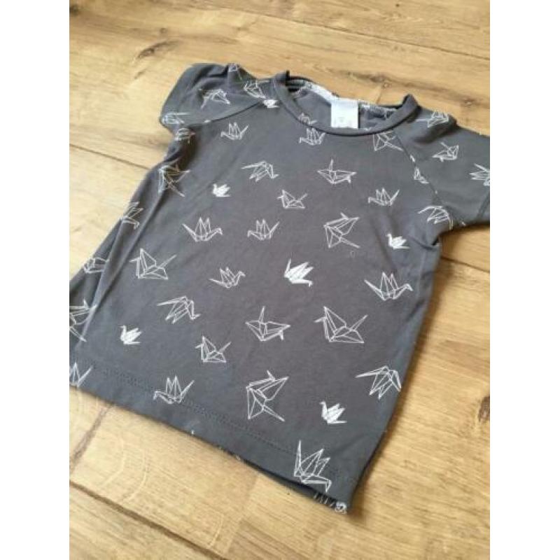 Z.g.a.n. Handmade handgemaakt shirt met print, maat 74