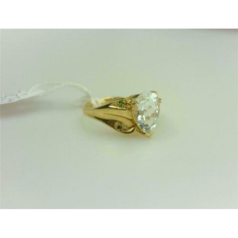 Ring goud met edelstenen / Z6187