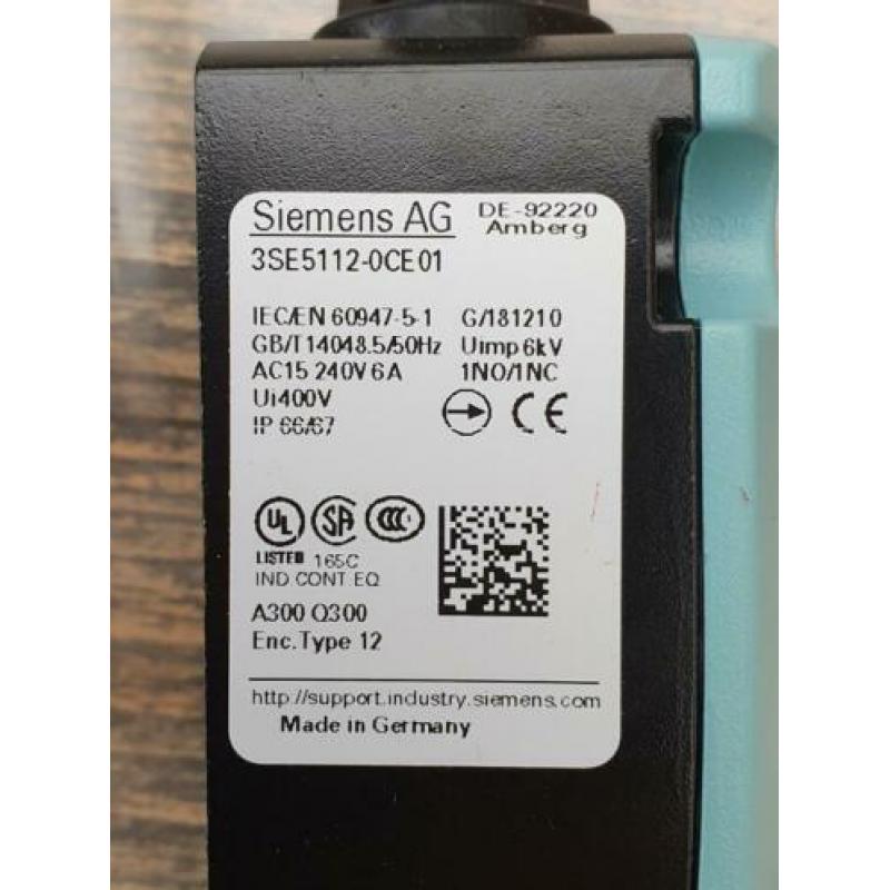 Siemens 3SE5112-0CE01 eindschakelaar