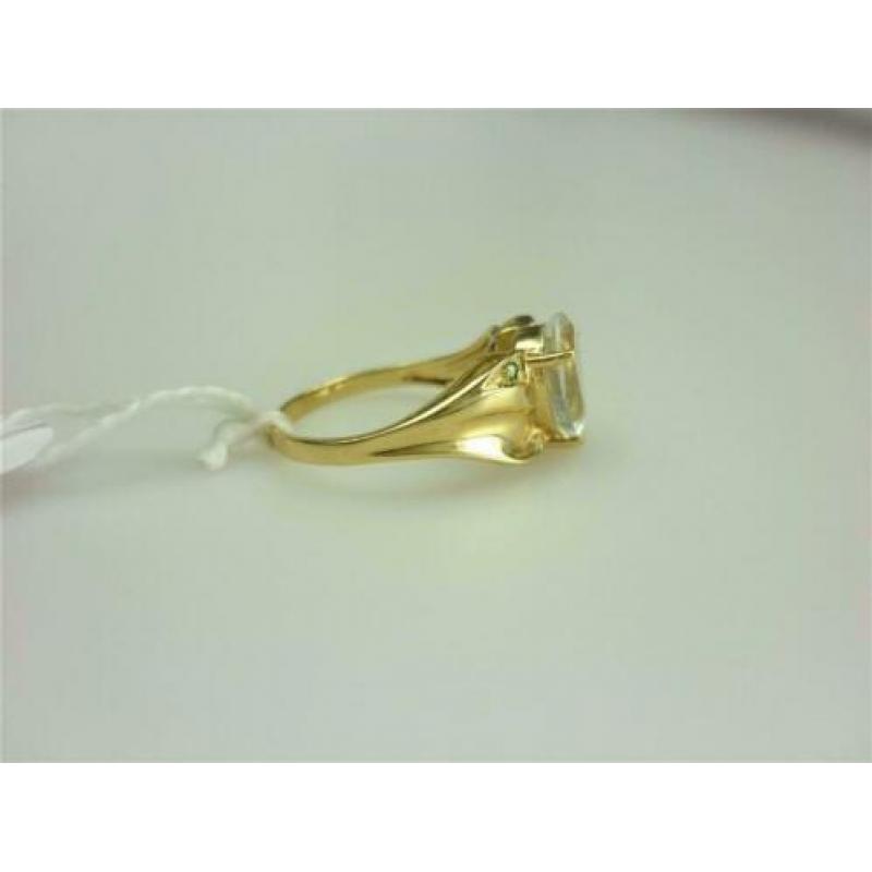 Ring goud met edelstenen / Z6187