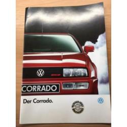 Autofolder/Brochure Volkswagen Der Corrado 1990 32 pagina's