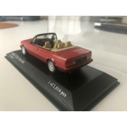 BMW 320i Cabrio E30 1:43 Minichamps *zeldzaam*