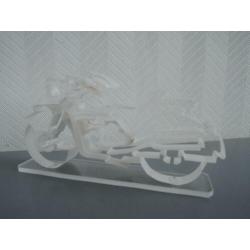 Perspex motor fiets