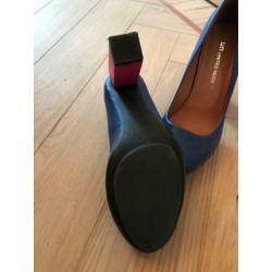 United Nude Pumps - blauw met roze maat 39