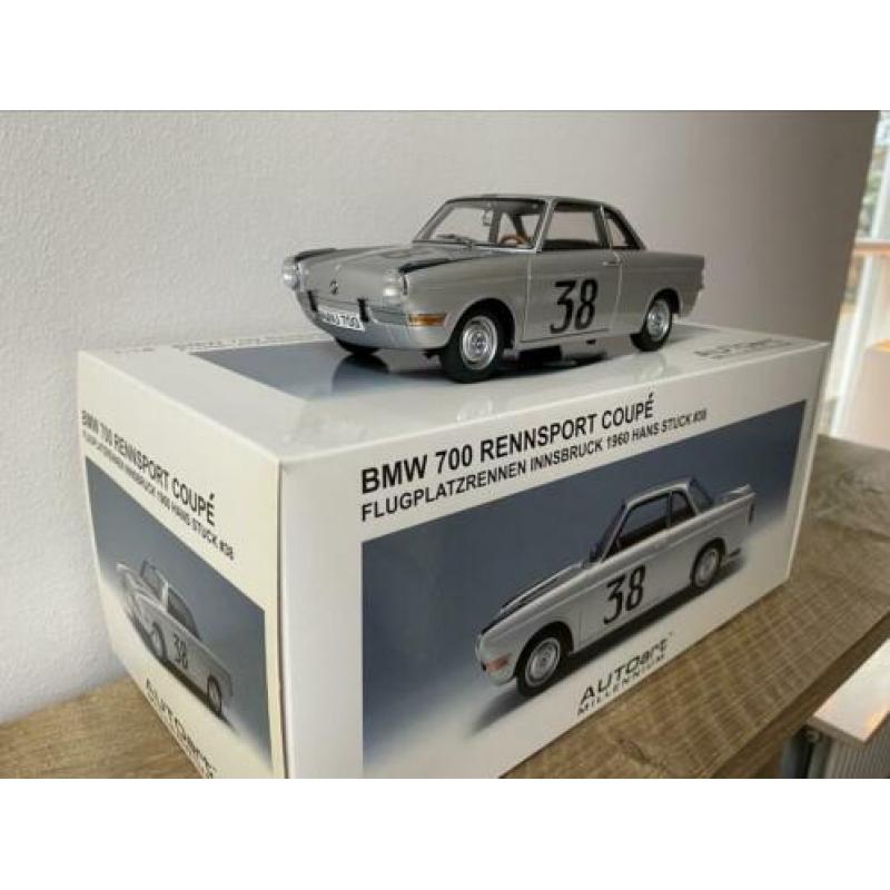 1:18 BMW 700 Rennsport #38 H.J. Stück 1960 Autoart / JJTOP