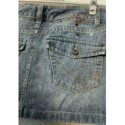 Xx jeans sportieve spijkerrok met studs mt M